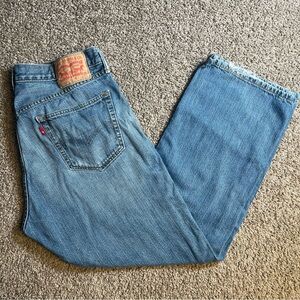 Levi’s 559 mens 36 x 30 straight leg‎ denim jeans casual western classic logo